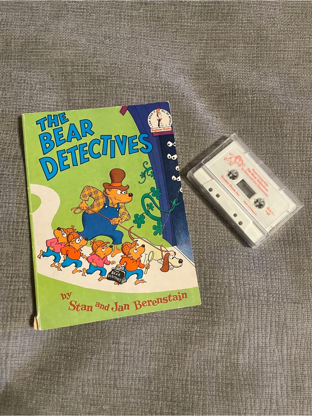 The Berenstain Bears: The Bear Detective Paperback Book & Audio Cassette